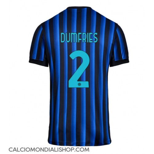 Maglie da calcio Inter Milan Denzel Dumfries #2 Prima Maglia 2025-26 Manica Corta